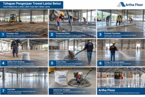 Harga Borongan Trowel Lantai Beton