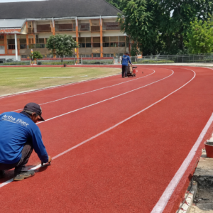 Jasa Pembuatan Lintasan Lari Sintetis